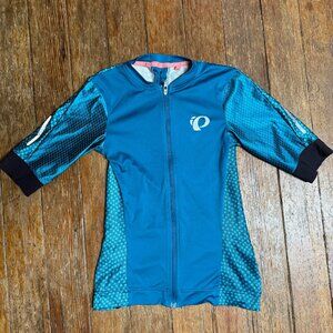 NWOT Pearl Izumi Blue Women's Road Cycling Jersey, XS